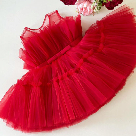 Amazing red birthday dress