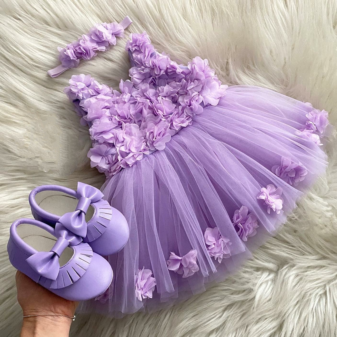 Adorable flower party dress