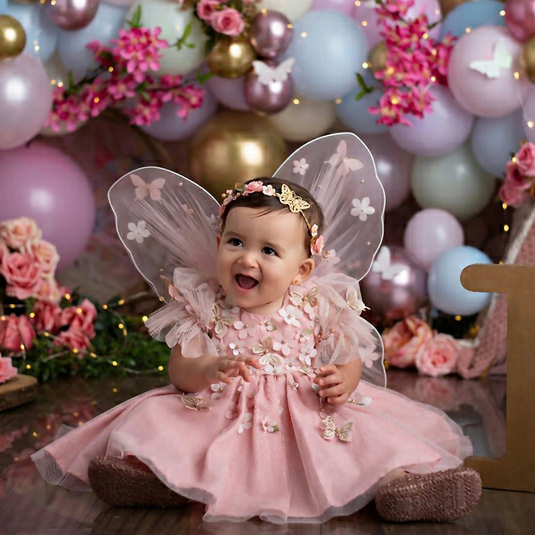 Butterfly Dress First Birthday Baby Girl Frocks Amazing Butterfly