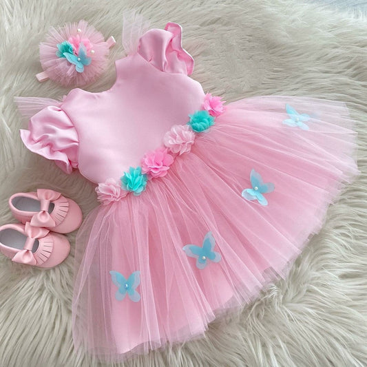 Delicate Butterfly Baby Dress