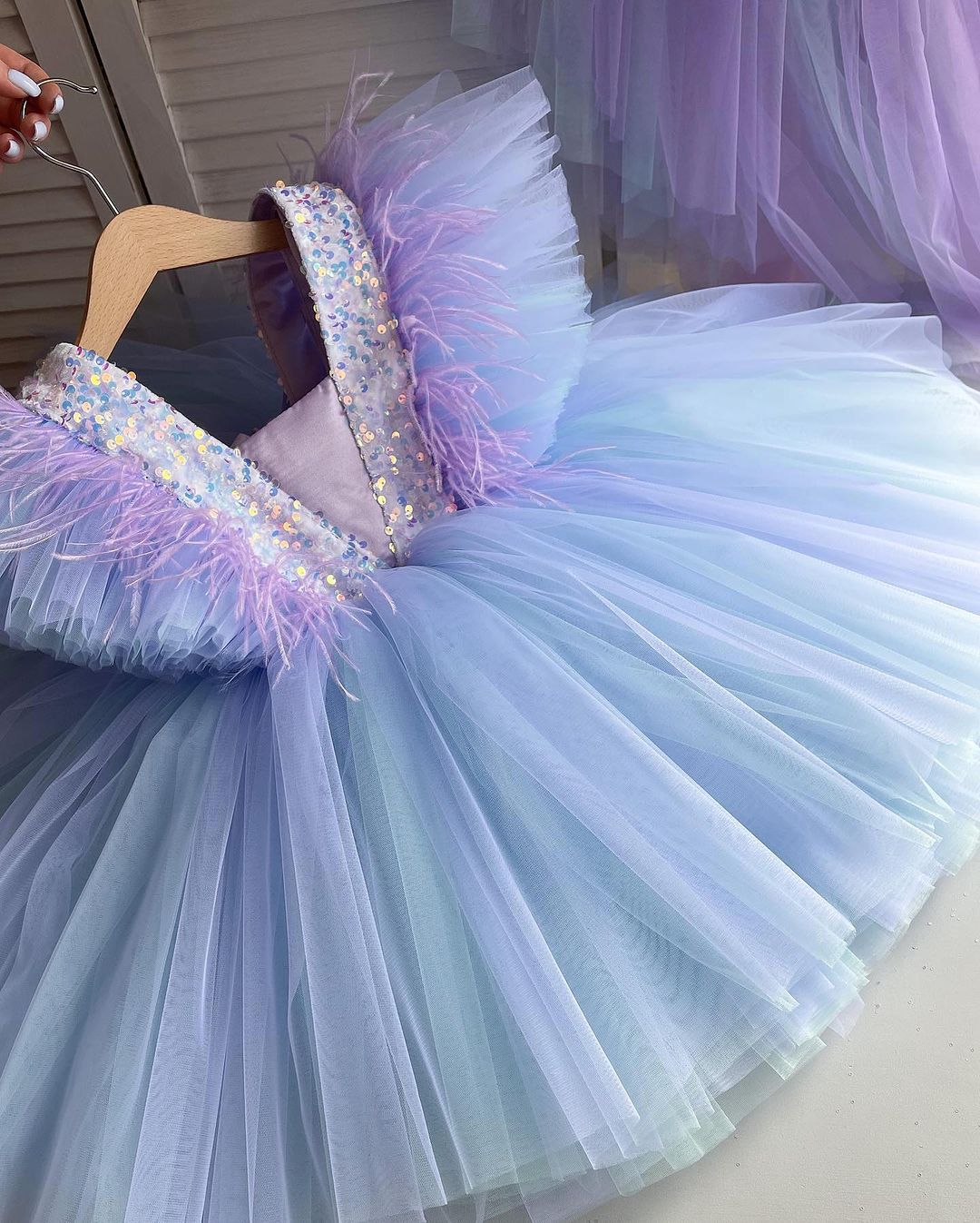 Beautiful Rainbow Tail Dress