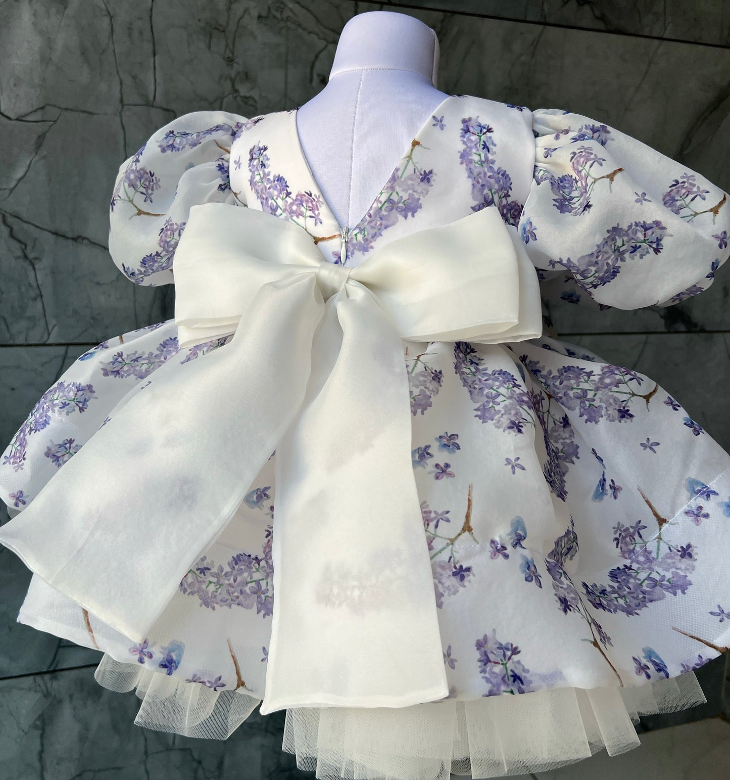 Lilac Horizon Baby Frock