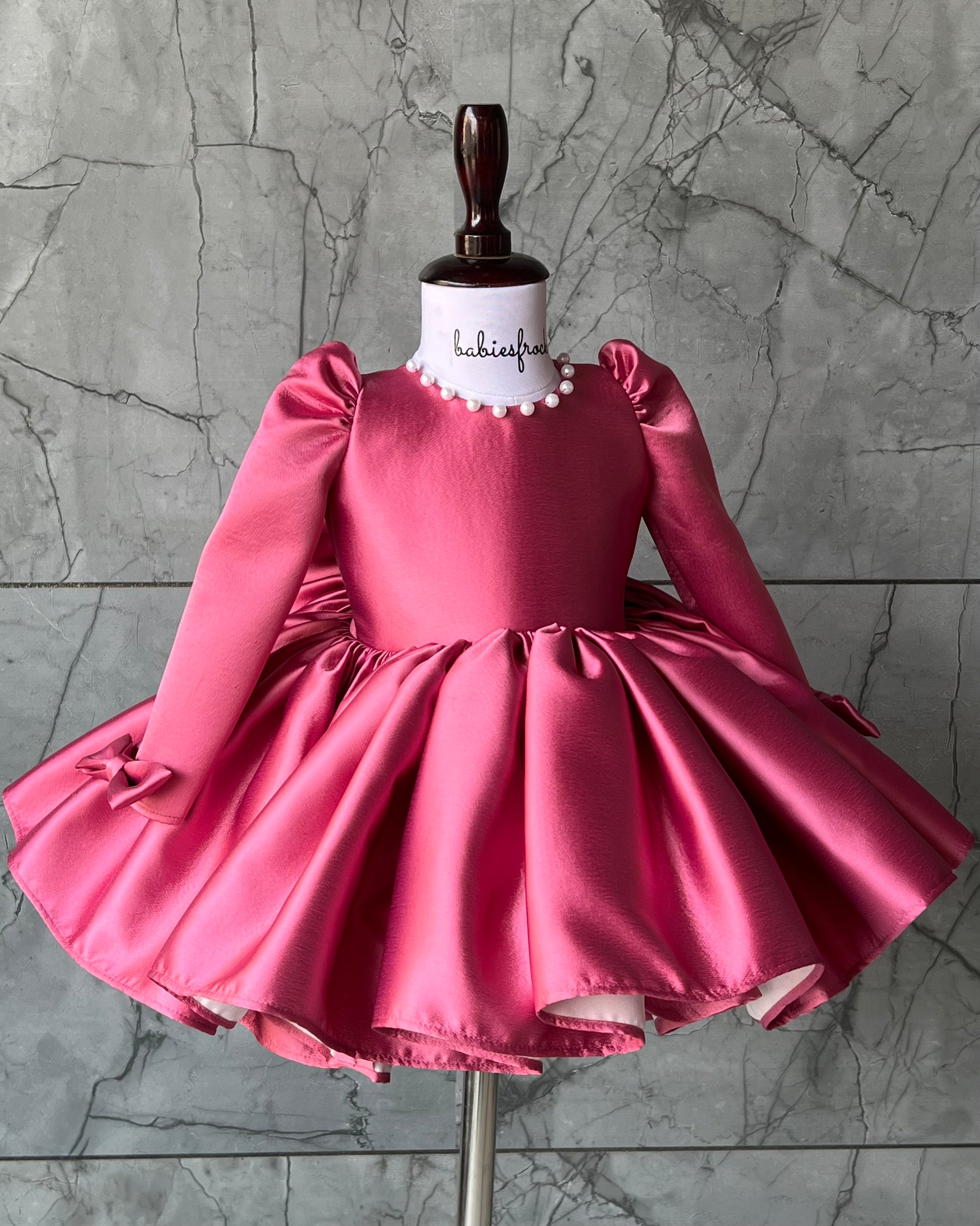 Blush Pink Royal Princess Dress – babiesfrock Blush Pink Royal Princess Dress – babiesfrock