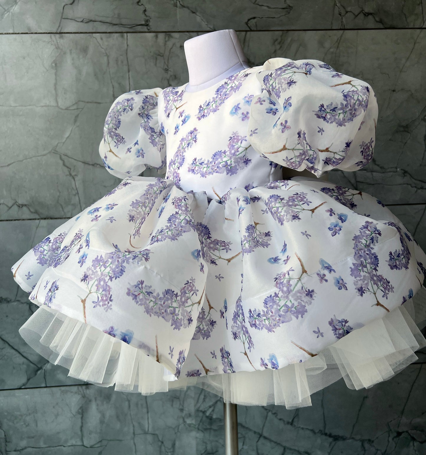 Lilac Horizon Baby Frock