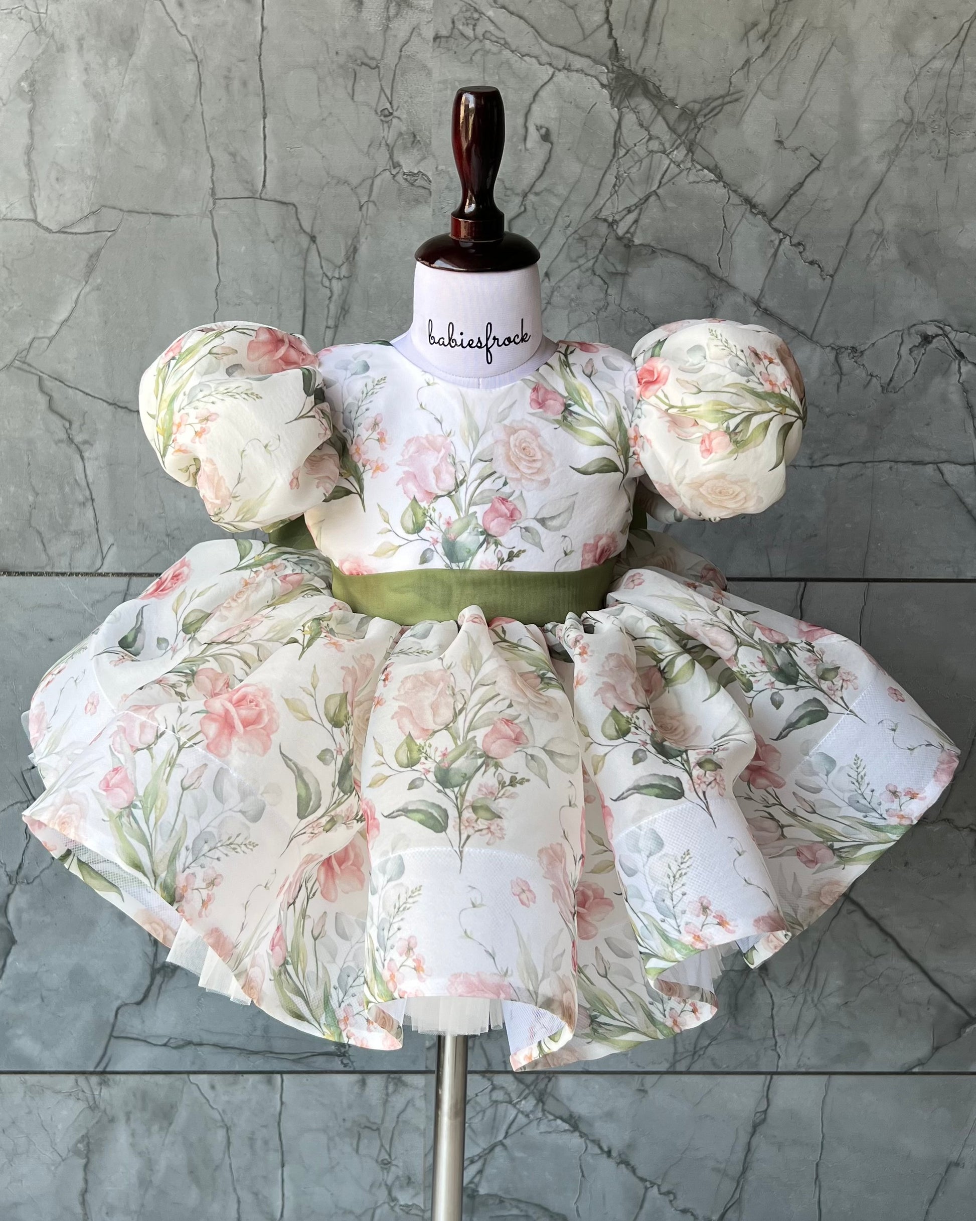 Nature Luxe Floral Baby Dress