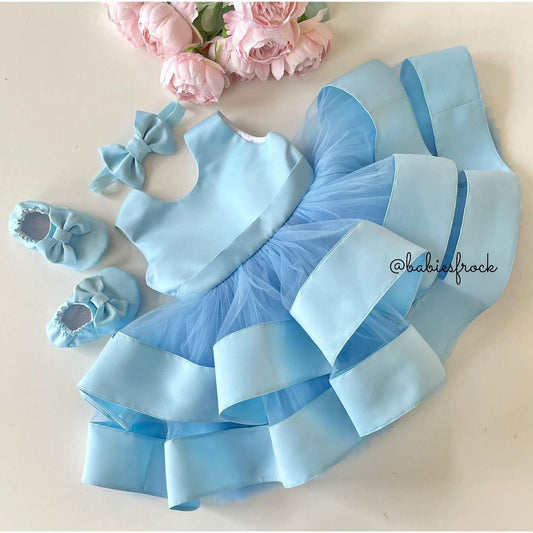 Adorable layered birthday dress