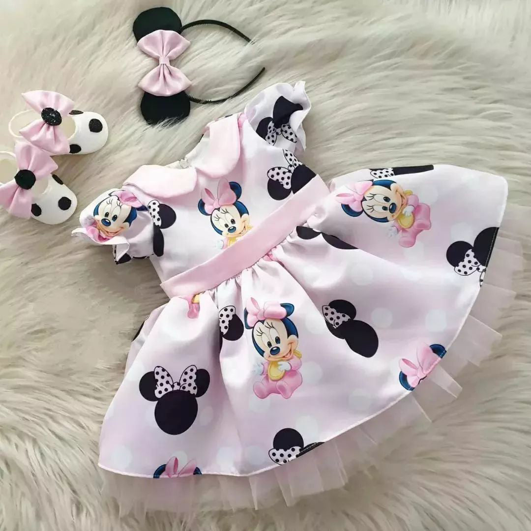 Beautiful micky mouse party wear dress