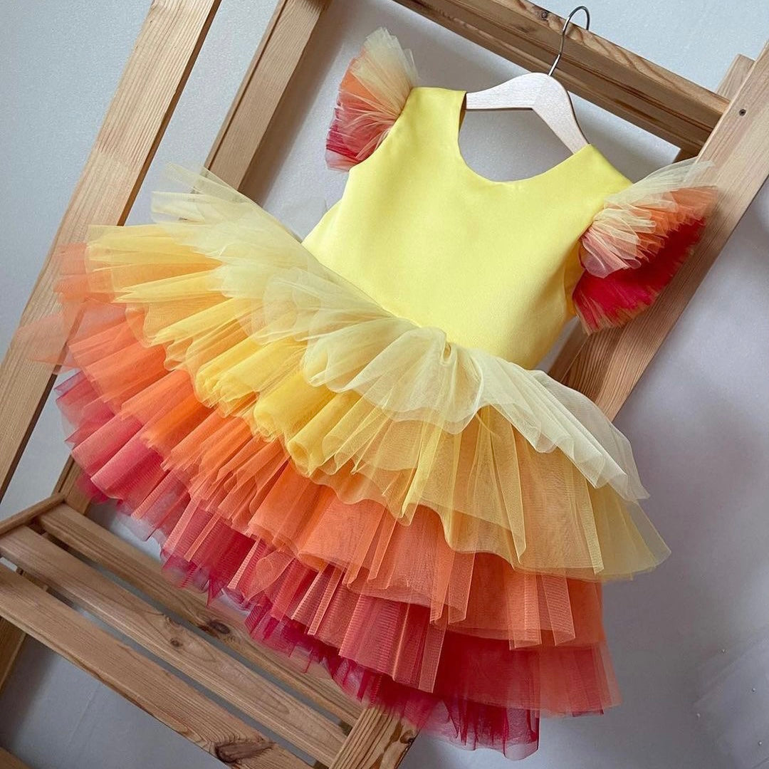 Amazing multicolour baby dress