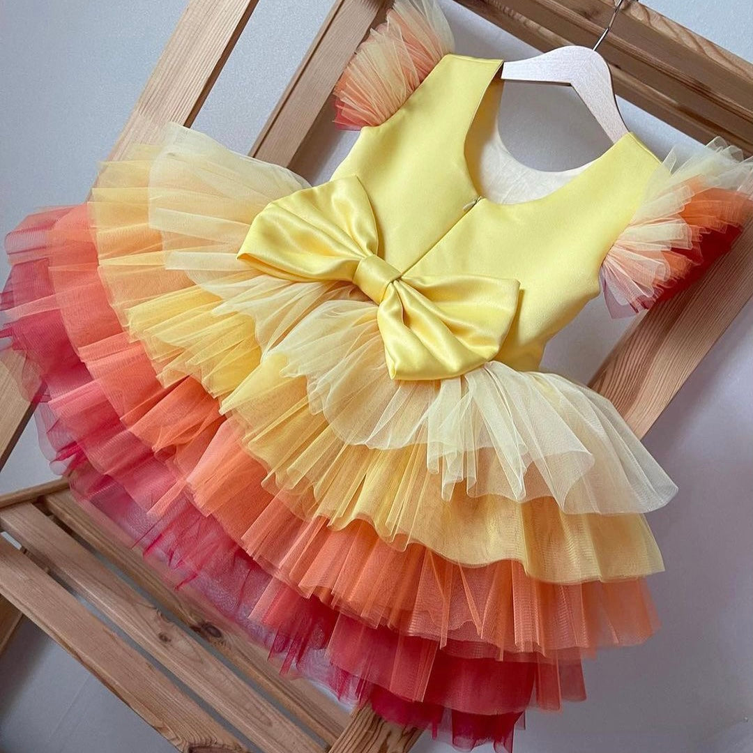 Amazing multicolour baby dress