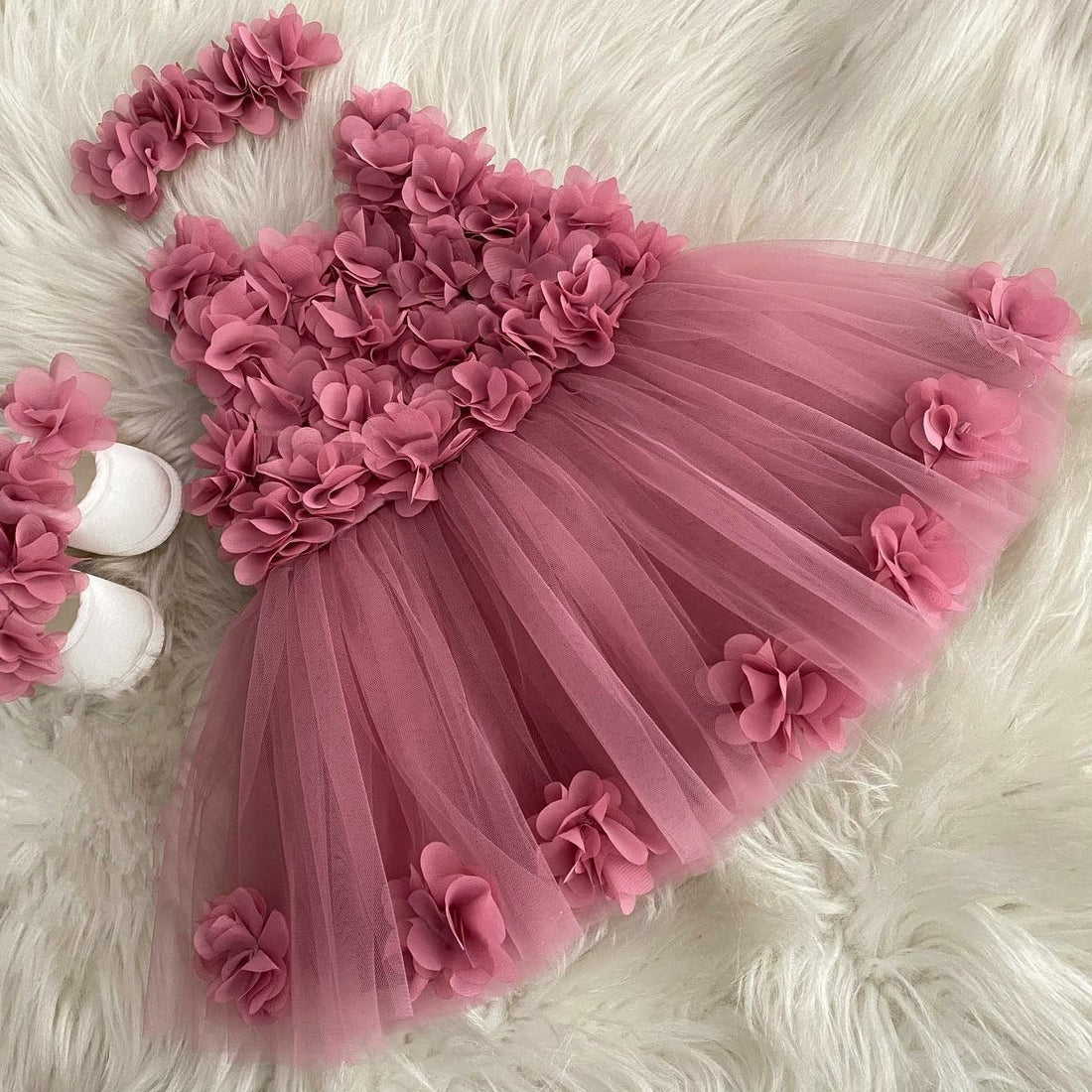 Amazing flower dress babiesfrock