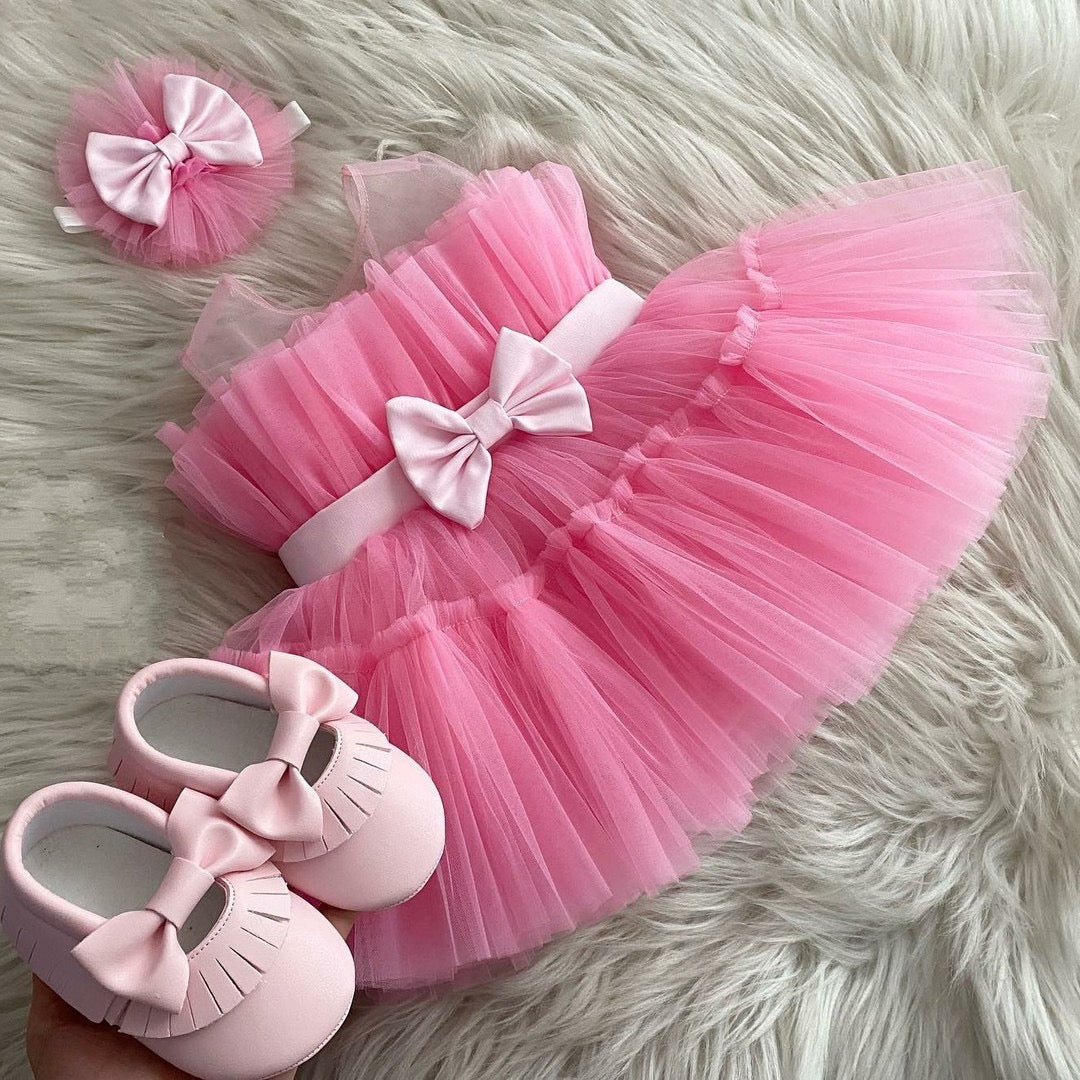 First Birthday Baby Dress - Julie – Elena Collection