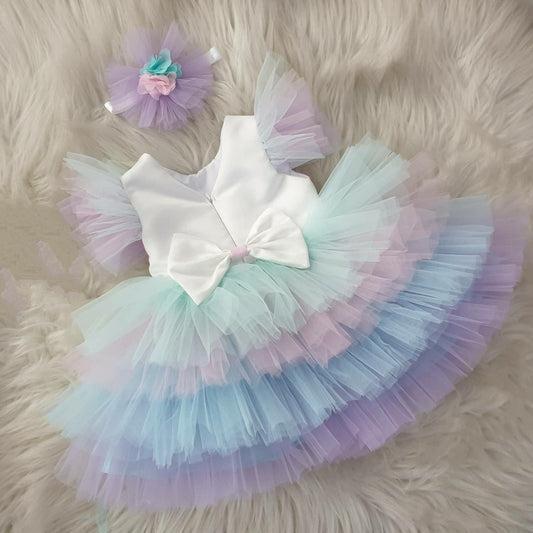 Amazing layered baby dress
