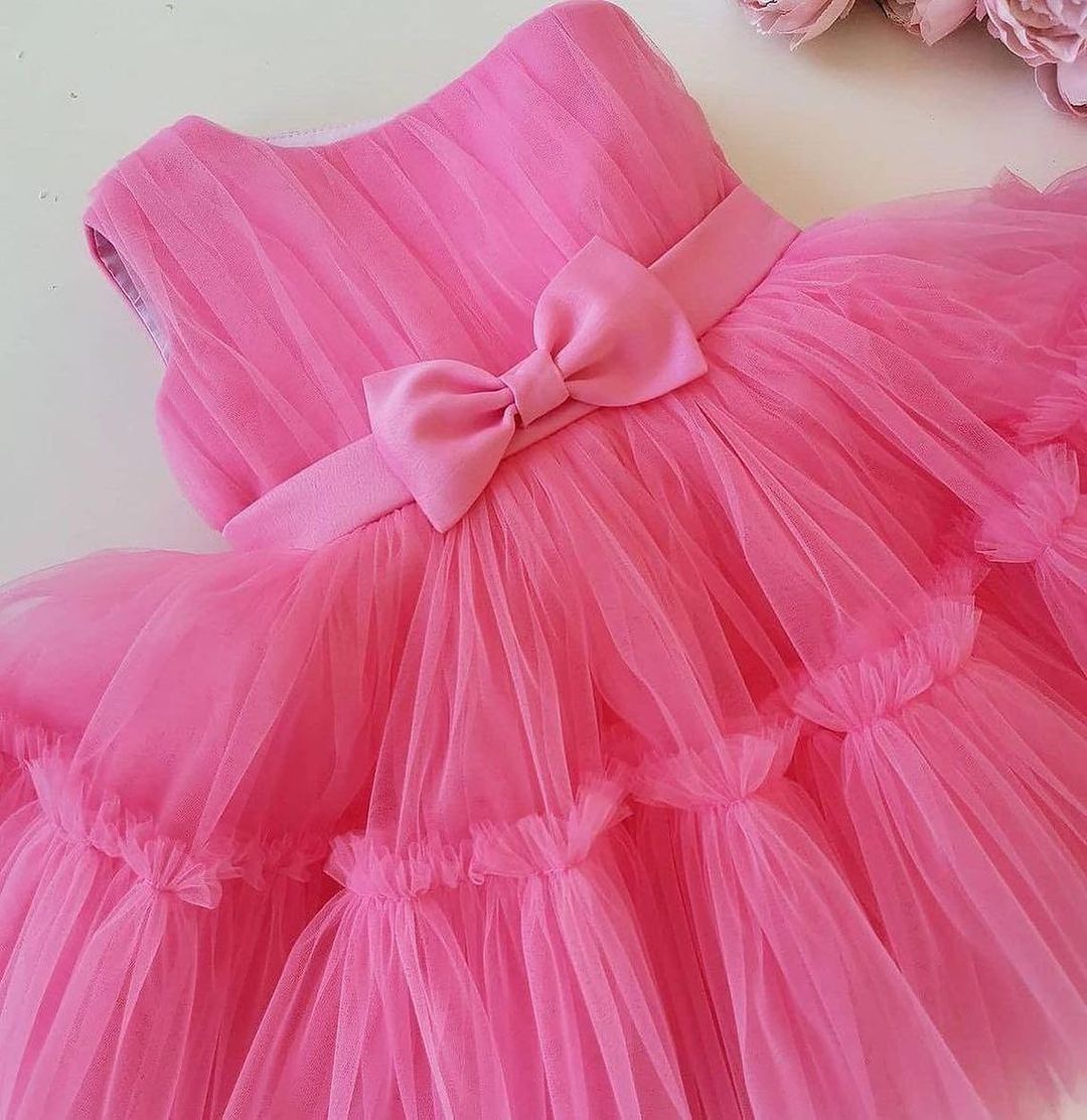 Beautiful Baby Pink Belt Dress