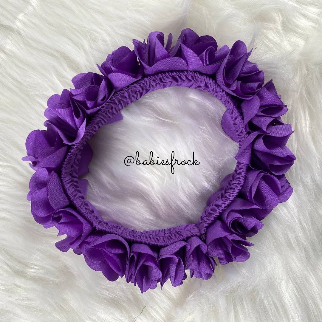 Flowery Purple Baby Dress